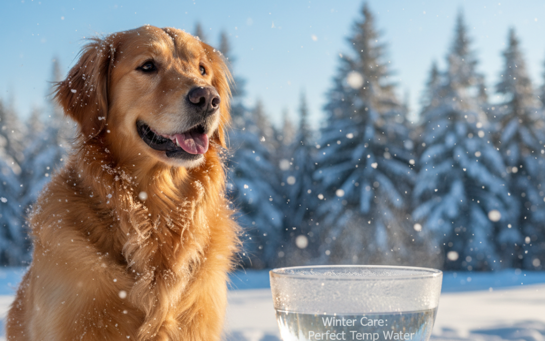 Miért fontos a megfelelő ivóvíz hőmérséklet télen a kutyádnak?