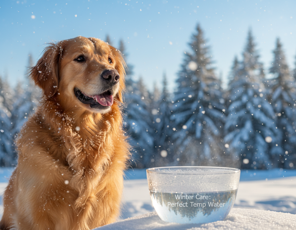 kutya tél ivóvíz hőmérséklet