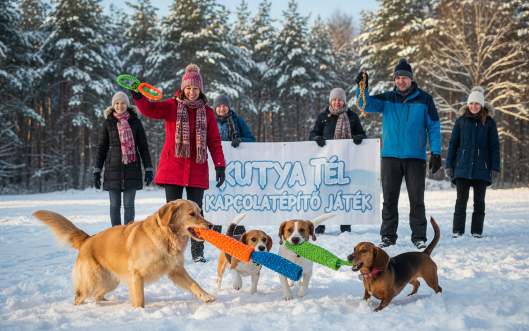 Kapcsolatépítő játékok hideg napokra – kutyáknak és gazdiknak