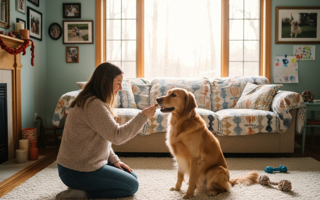 Trükktanítás a nappaliban – szórakoztasd a kutyád télen is