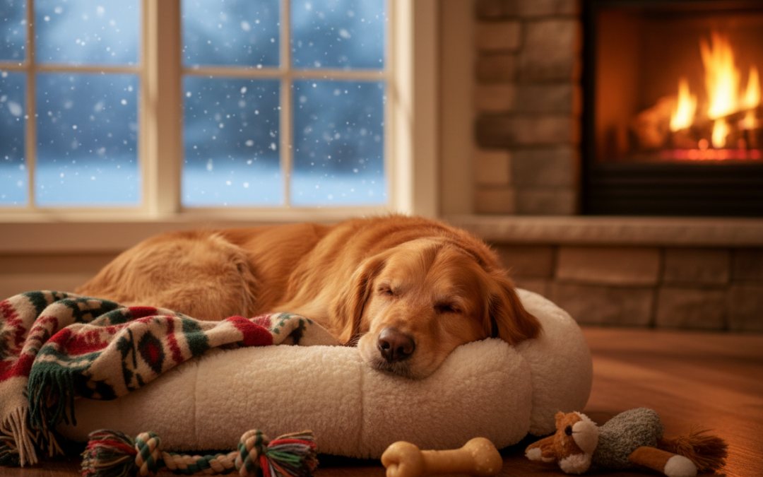 Téli pihenőidő – mennyit aludjon a kutyád?