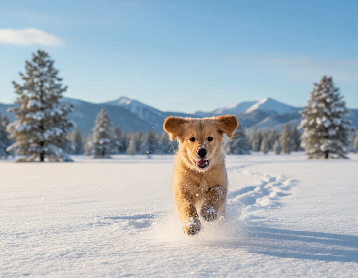 kutya tél tapasztalatmentes kölyök