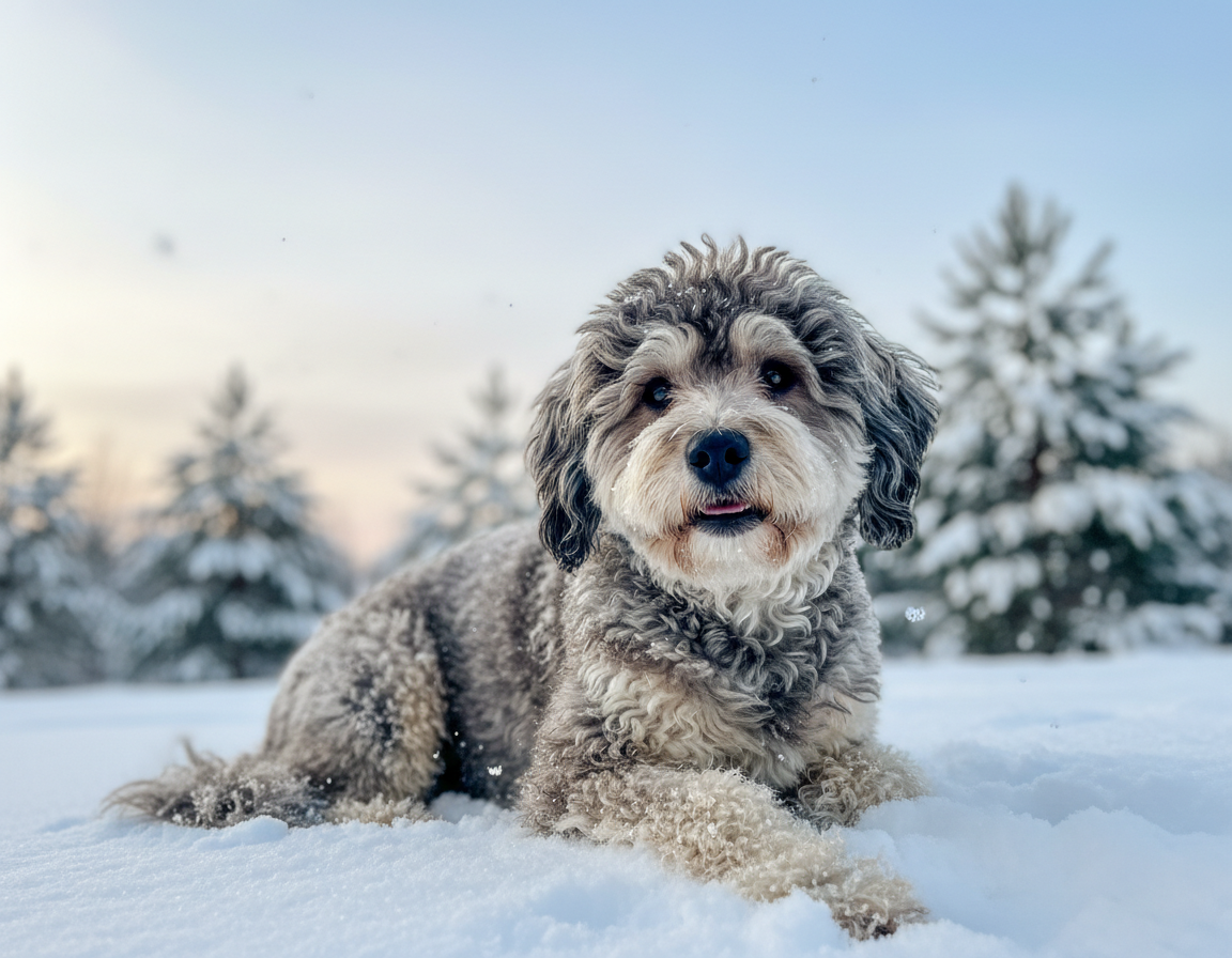 kutya tél természetes szőrápoló