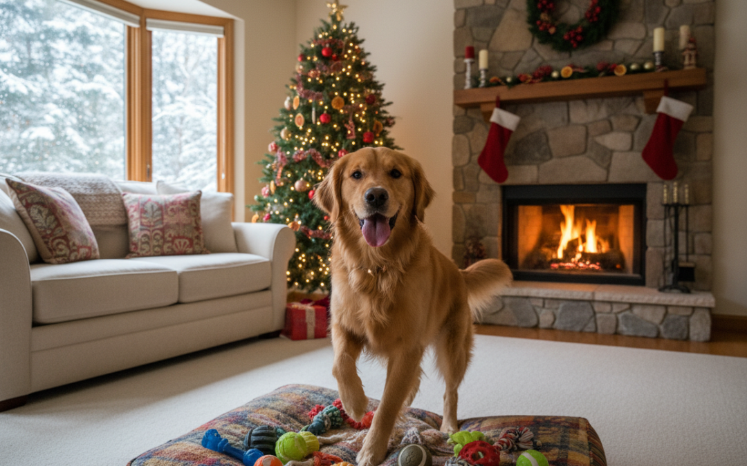 Miért lesz hiperaktív a kutyád bent télen?