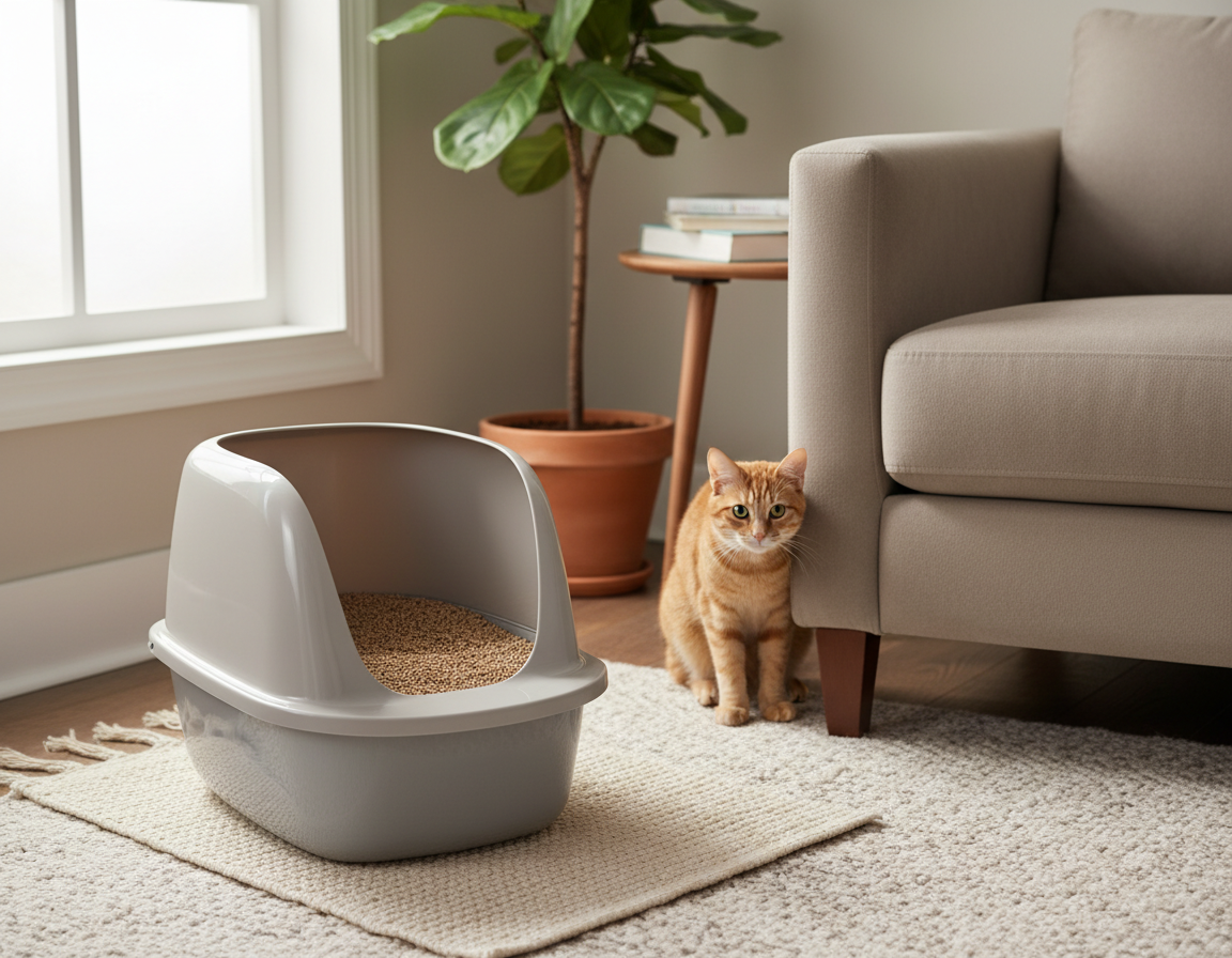 macska alomtálca optimális helye