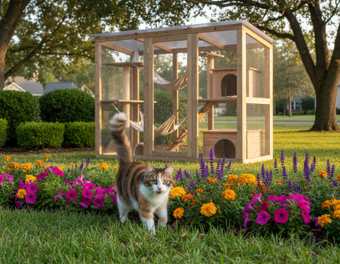 macska biztonságos kijárás