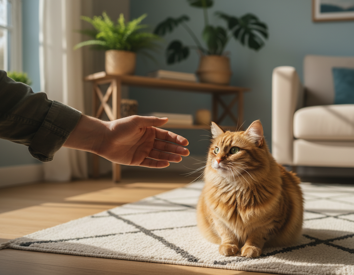 macska emberi érintéshez való szoktatása