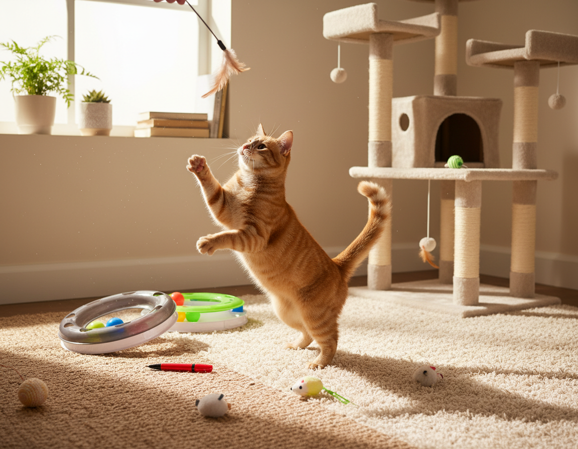 macska interaktív játékok mozgásért