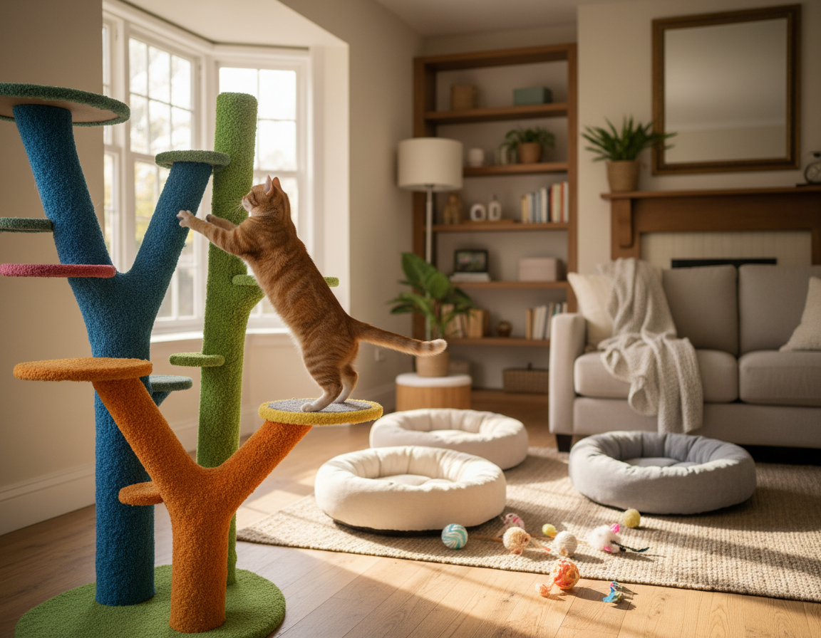 macska mászófalas tréning