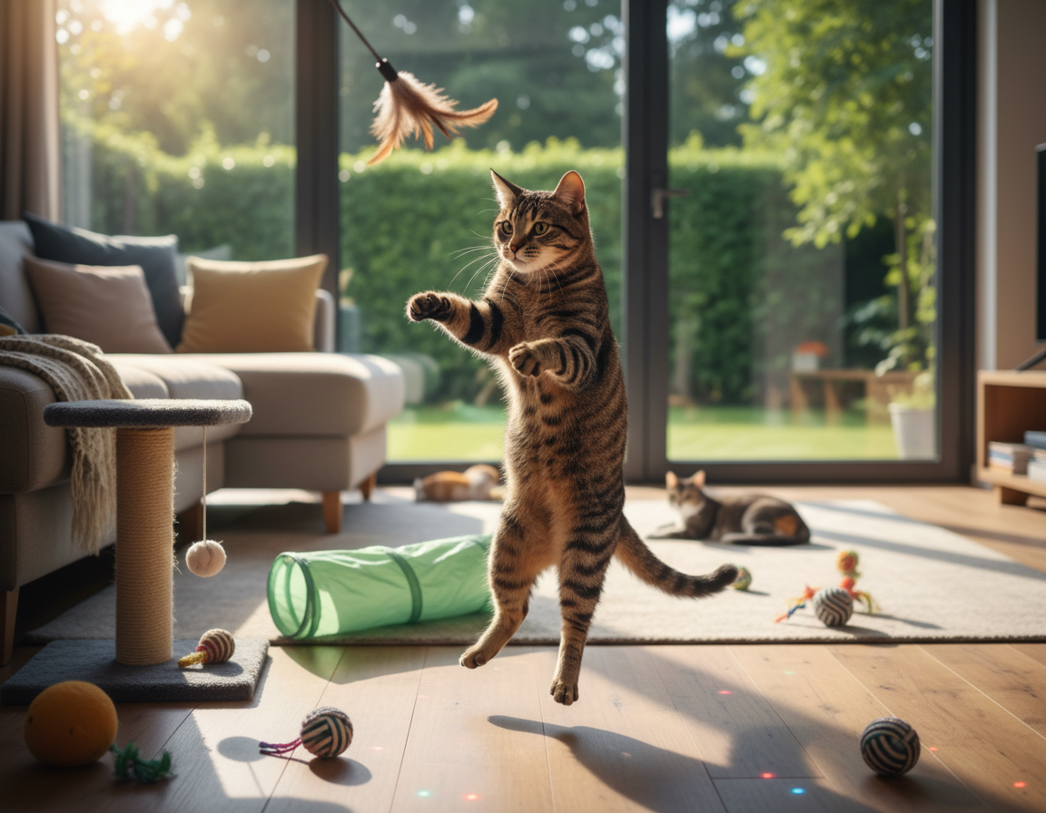 macska napi mozgásigény