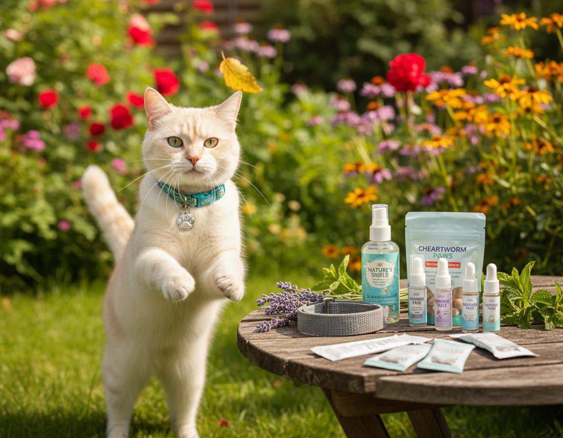 macska paraziták elleni védelem nyáron