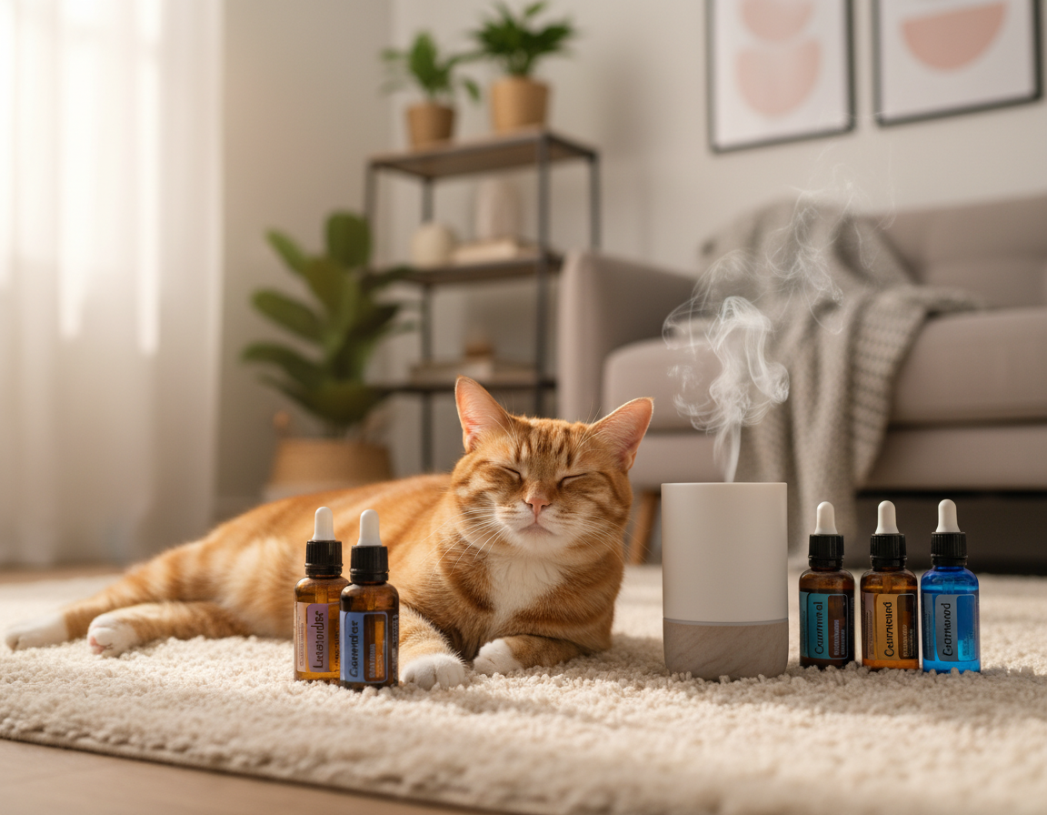 Macska stresszoldás illóolajokkal – Minden, amit tudnod kell róla!
