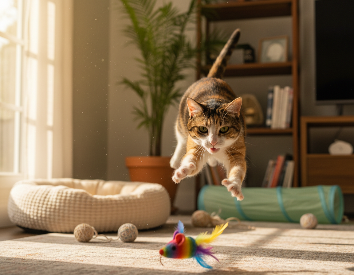 macska támadó vagy játékos viselkedés