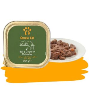 Bill csirkehúsos, májas nedves macskaeledel – 100 g